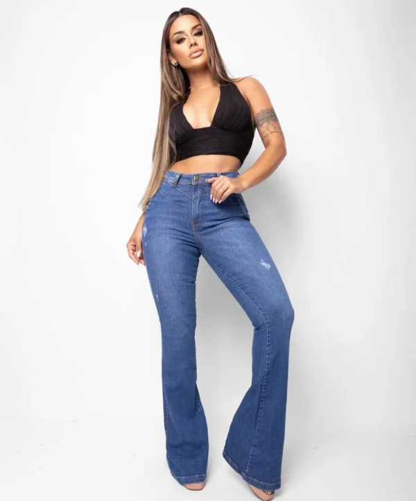 Calça Flare - Jeans